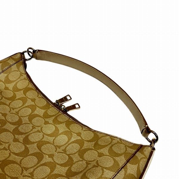 Coach Coach Coach Signature PVC 2way Bag Leather Shoulder Bag F34899 Size ONE SIZE - 9 Thumbnail