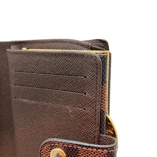 Louis Vuitton Louis Vuitton Louis Vuitton Portefeuille Viennois Damier Wallet Canvas Short Wallet N61674 Size ONE SIZE - 9 Thumbnail