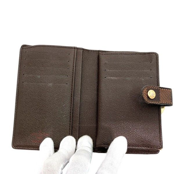 Louis Vuitton Louis Vuitton Louis Vuitton Portefeuille Viennois Damier Wallet Canvas Short Wallet N61674 Size ONE SIZE - 3 Thumbnail
