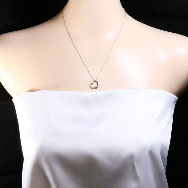 Tiffany & Co. Tiffany & Co. Tiffany & Co. Open Heart 925 Necklace Metal Necklace Size ONE SIZE - 3 Thumbnail