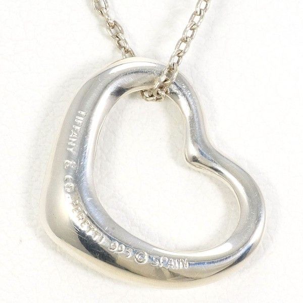 Tiffany & Co. Tiffany & Co. Tiffany & Co. Open Heart 925 Necklace Metal Necklace Size ONE SIZE - 4 Thumbnail