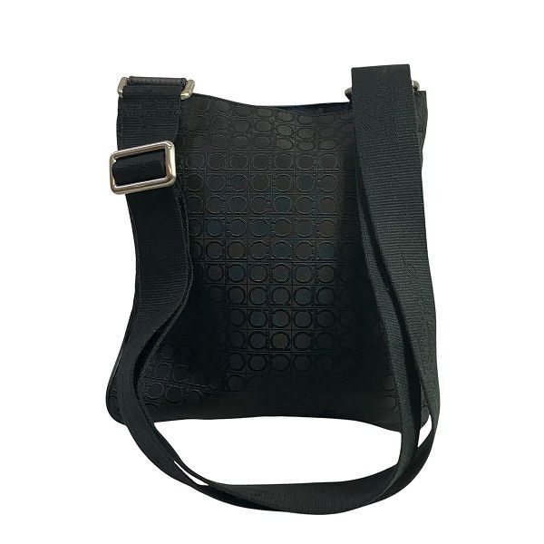 Salvatore Ferragamo Salvatore Ferragamo Salvatore Ferragamo Gancini Nylon Leather Shoulder Bag Leather Shoulder Bag AU-24 5555 Size ONE SIZE - 7 Thumbnail