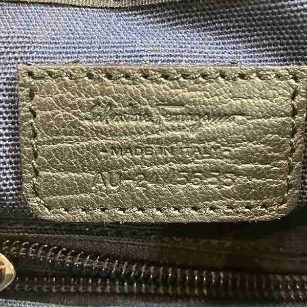 Salvatore Ferragamo Salvatore Ferragamo Salvatore Ferragamo Gancini Nylon Leather Shoulder Bag Leather Shoulder Bag AU-24 5555 Size ONE SIZE - 4 Thumbnail