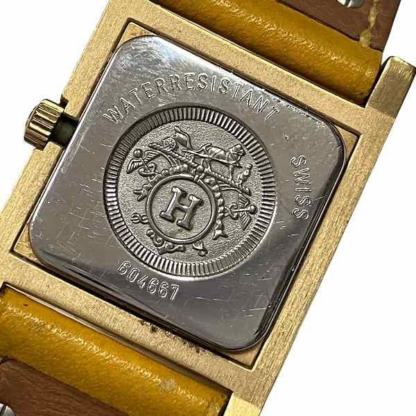 Hermes Hermes Hermes Medor Stainless Steel Watch Metal Quartz Size ONE SIZE - 5 Thumbnail