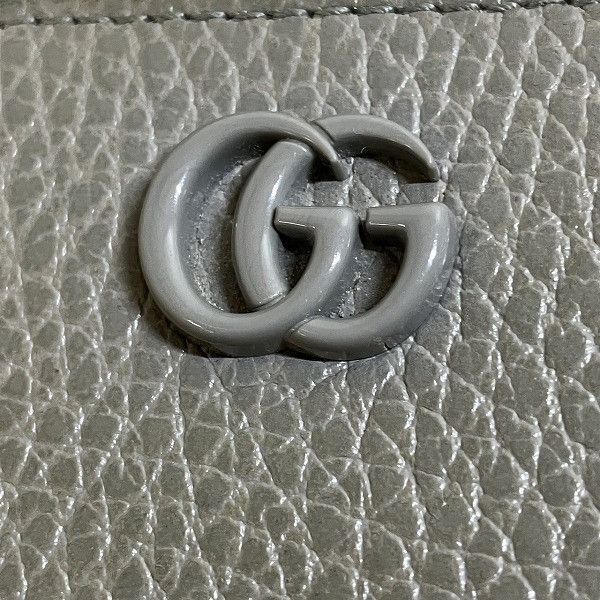 Gucci Gucci Gucci GG Marmont Textured Leather Long Wallet Leather Long Wallet 456117 Size ONE SIZE - 9 Thumbnail