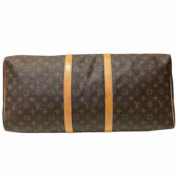 Louis Vuitton Louis Vuitton Louis Vuitton Keepall Monogram Boston Bag Canvas Travel Bag M41424 Size ONE SIZE - 3 Thumbnail