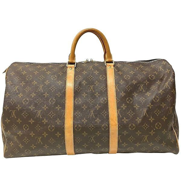 Louis Vuitton Louis Vuitton Louis Vuitton Keepall Monogram Boston Bag Canvas Travel Bag M41424 Size ONE SIZE - 2 Thumbnail