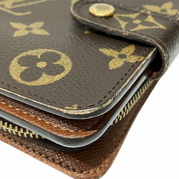 Louis Vuitton Louis Vuitton Louis Vuitton Compact Zip Monogram Wallet Canvas Short Wallet M61667 Size ONE SIZE - 8 Thumbnail