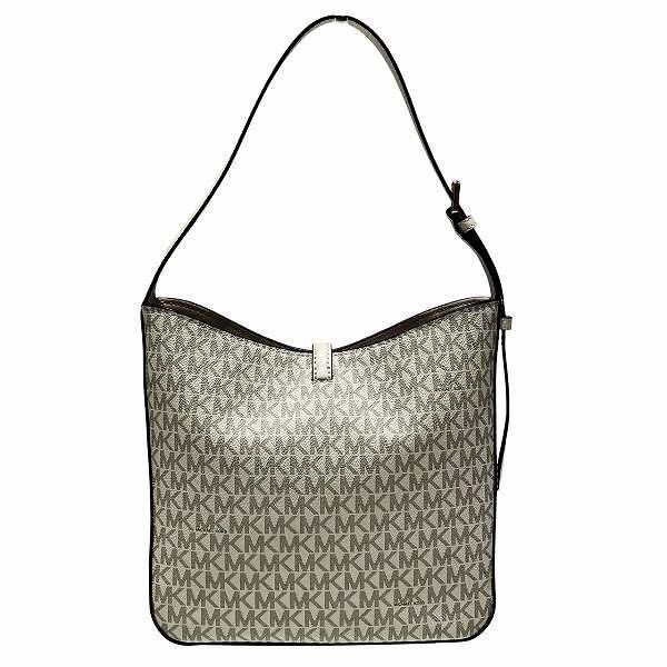 Michael Kors Michael Kors Michael Kors MK Signature Coated Canvas Shoulder Bag Canvas Shoulder Bag 35F4G1YS5B Size ONE SIZE - 2 Thumbnail