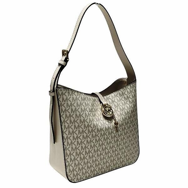 Michael Kors Michael Kors Michael Kors MK Signature Coated Canvas Shoulder Bag Canvas Shoulder Bag 35F4G1YS5B Size ONE SIZE - 6 Thumbnail