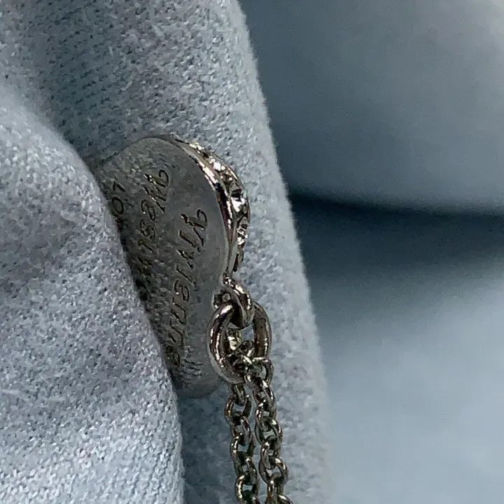 Vivienne Westwood Vivienne Westwood Silver Heart Necklace 0079 Size ONE SIZE - 5 Thumbnail