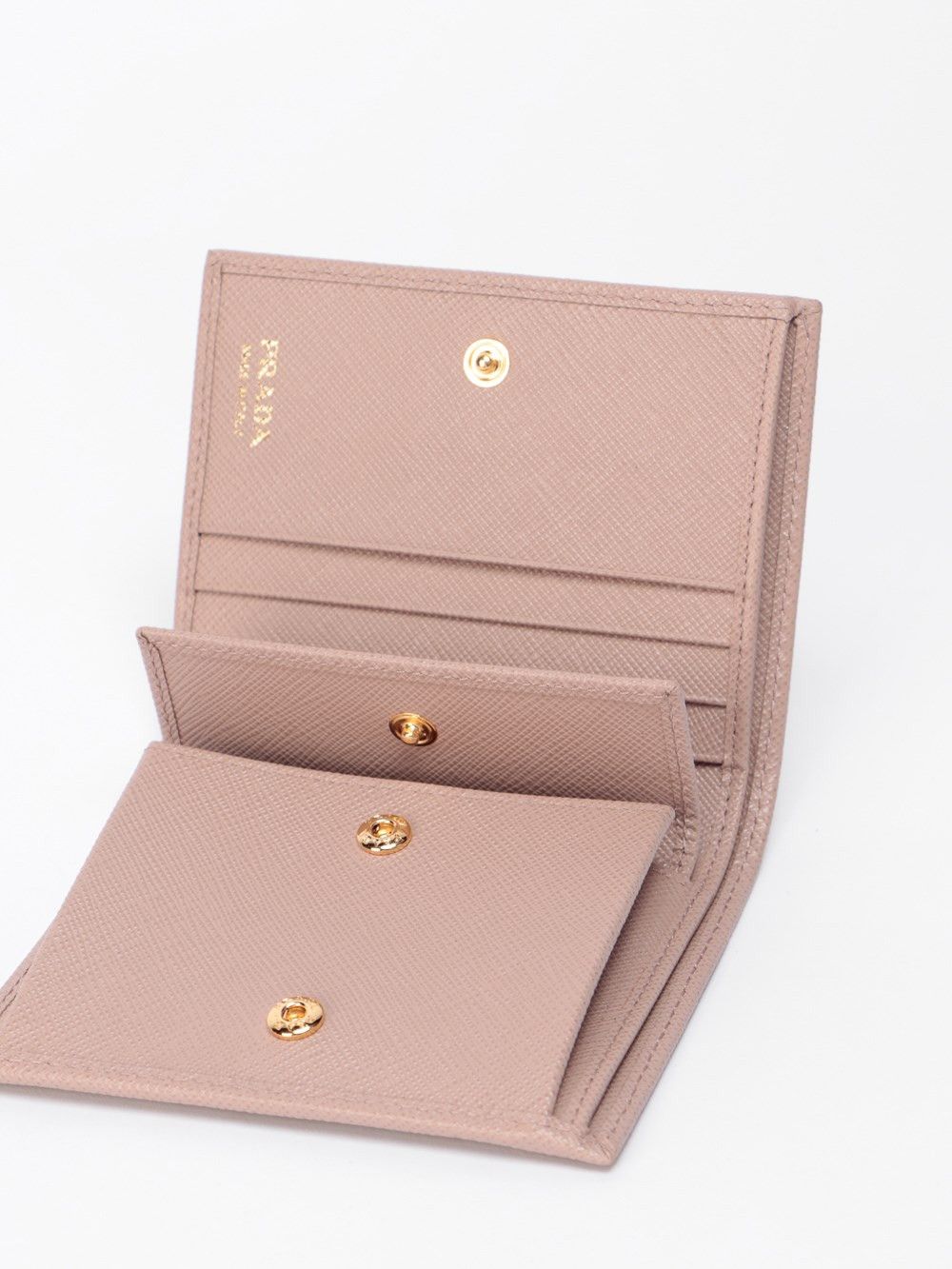 Prada Small Saffiano Leather Wallet Size ONE SIZE - 3 Thumbnail