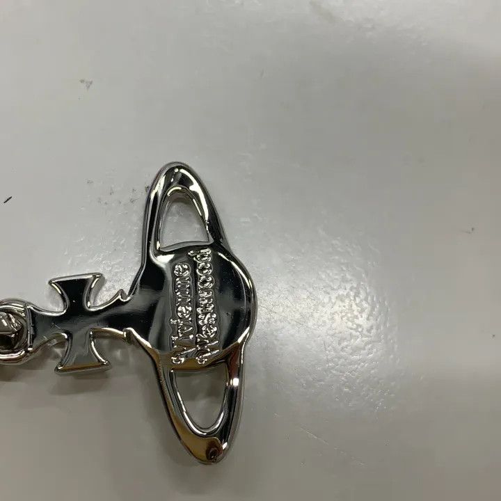 Vivienne Westwood Vivienne Westwood Silver Brass Saturn Necklace 0079 Size ONE SIZE - 2 Thumbnail
