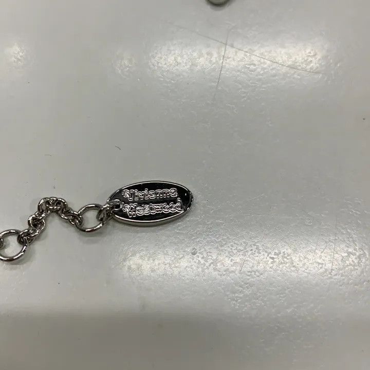 Vivienne Westwood Vivienne Westwood Silver Brass Saturn Necklace 0079 Size ONE SIZE - 3 Thumbnail
