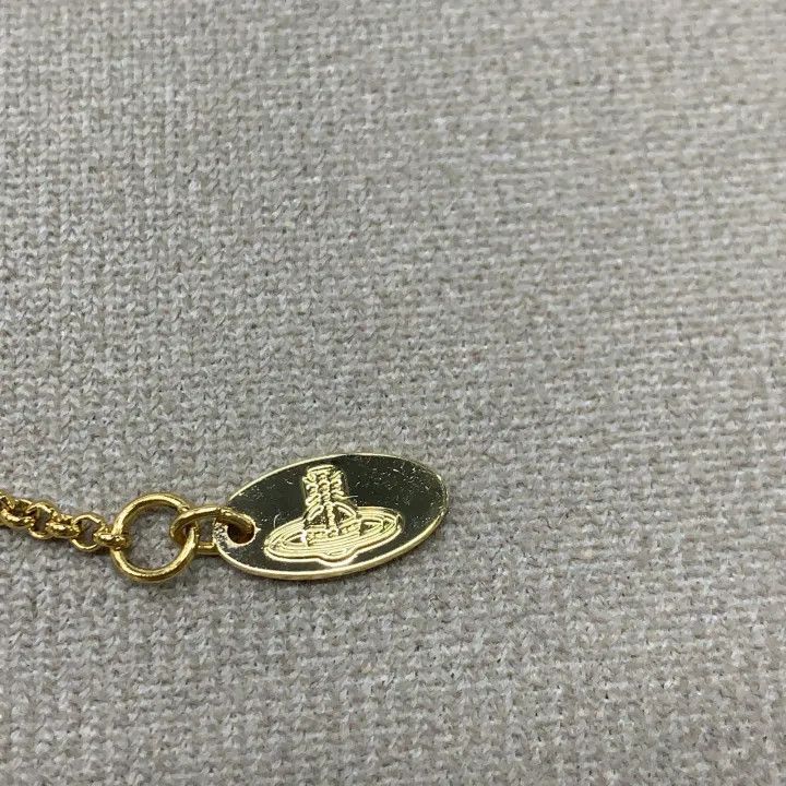 Vivienne Westwood Vivienne Westwood Petite Orb Saturn Gold Pendant Necklace 0079 Size ONE SIZE - 4 Thumbnail