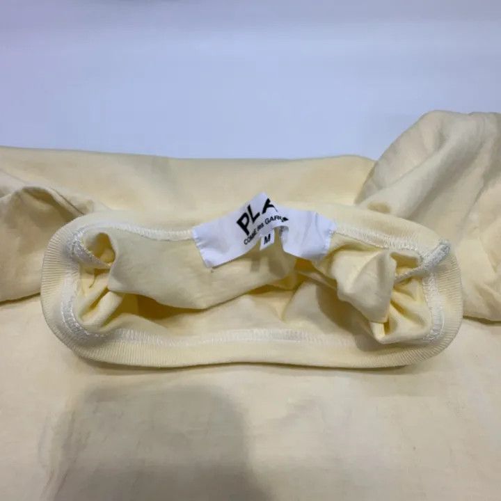 Comme des Garcons Comme des Garçons PLAY Yellow Short Sleeve T-Shirt 0079 Size US M / EU 48-50 / 2 - 8 Thumbnail