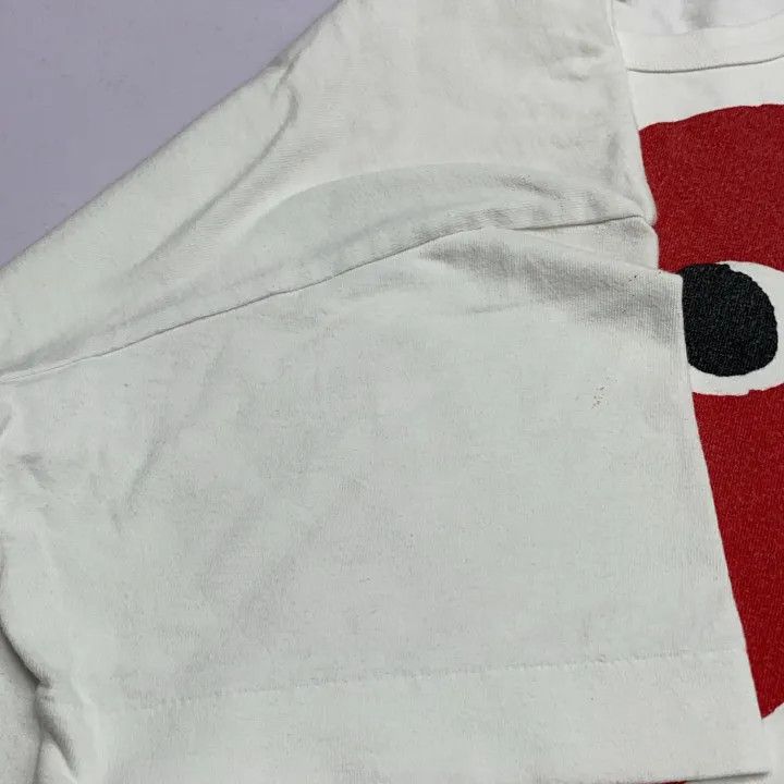 Comme des Garcons Comme des Garçons Play Red Heart Short Sleeve T-shirt 0079 Size US M / EU 48-50 / 2 - 6 Thumbnail