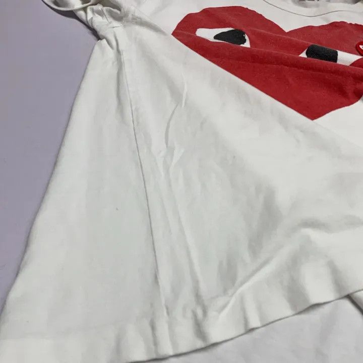 Comme des Garcons Comme des Garçons Play Red Heart Short Sleeve T-shirt 0079 Size US M / EU 48-50 / 2 - 12 Thumbnail