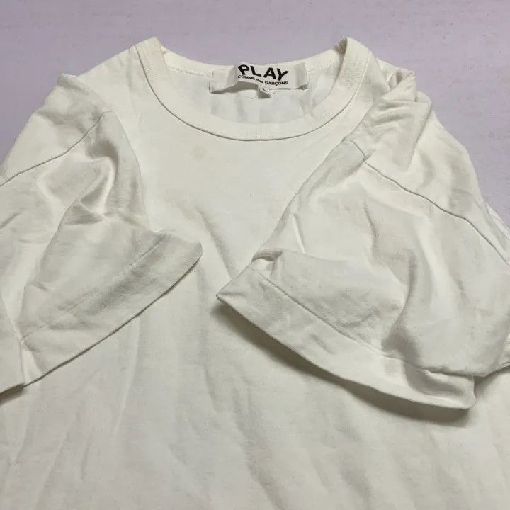 Comme des Garcons Comme des Garçons Play Red Heart Short Sleeve T-shirt 0079 Size US L / EU 52-54 / 3 - 7 Thumbnail