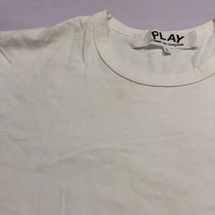 Comme des Garcons Comme des Garçons Play Red Heart Short Sleeve T-shirt 0079 Size US L / EU 52-54 / 3 - 9 Thumbnail