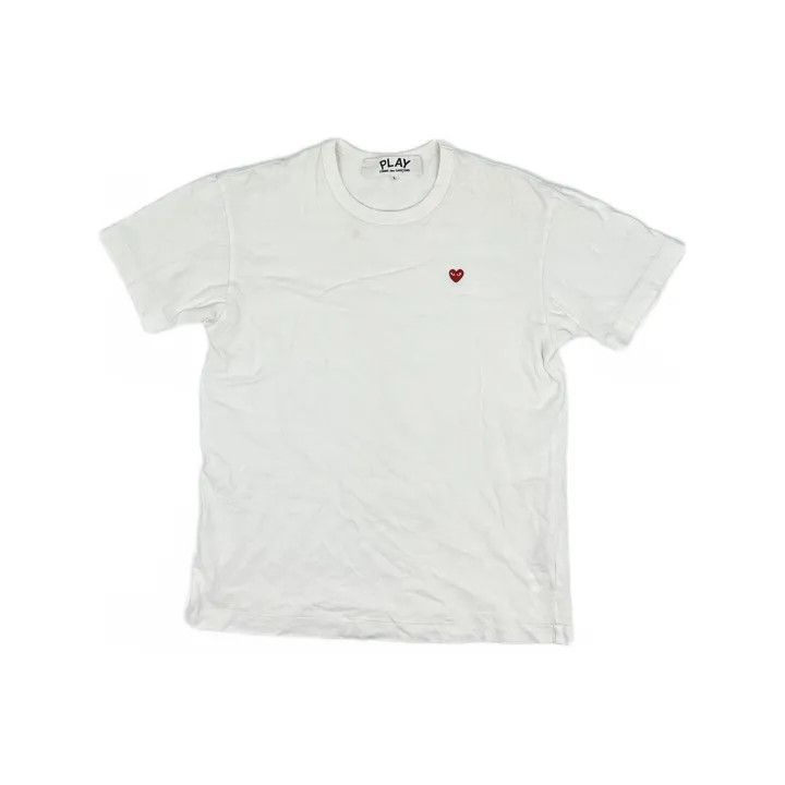 Comme des Garcons Comme des Garçons Play Red Heart Short Sleeve T-shirt 0079 Size US L / EU 52-54 / 3 - 2 Thumbnail