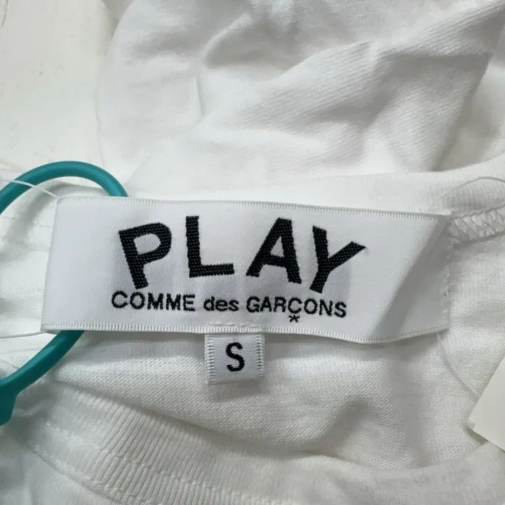 Comme des Garcons Comme des Garçons Play White Heart Print T-Shirt 0079 Size US S / EU 44-46 / 1 - 2 Thumbnail