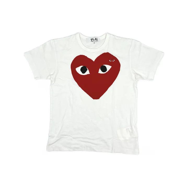 Comme des Garcons Comme des Garçons Play Heart Print T-shirt 0079 Size US M / EU 48-50 / 2 - 2 Thumbnail