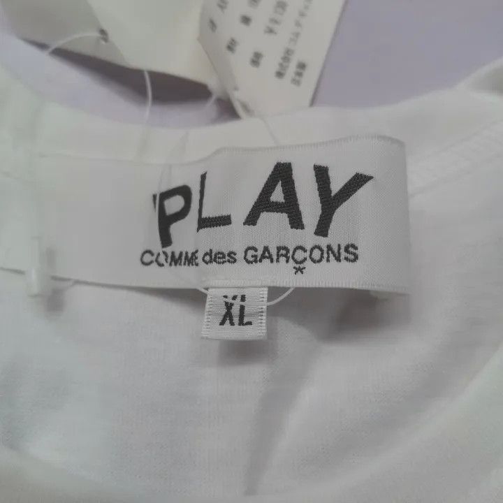 Comme des Garcons Comme des Garçons Play Short Sleeve T-Shirt 0079 Size US XL / EU 56 / 4 - 4 Thumbnail