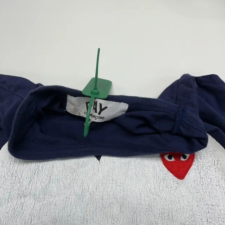 Comme des Garcons Comme des Garçons Play Navy Heart T-Shirt 0079 Size US S / EU 44-46 / 1 - 6 Thumbnail