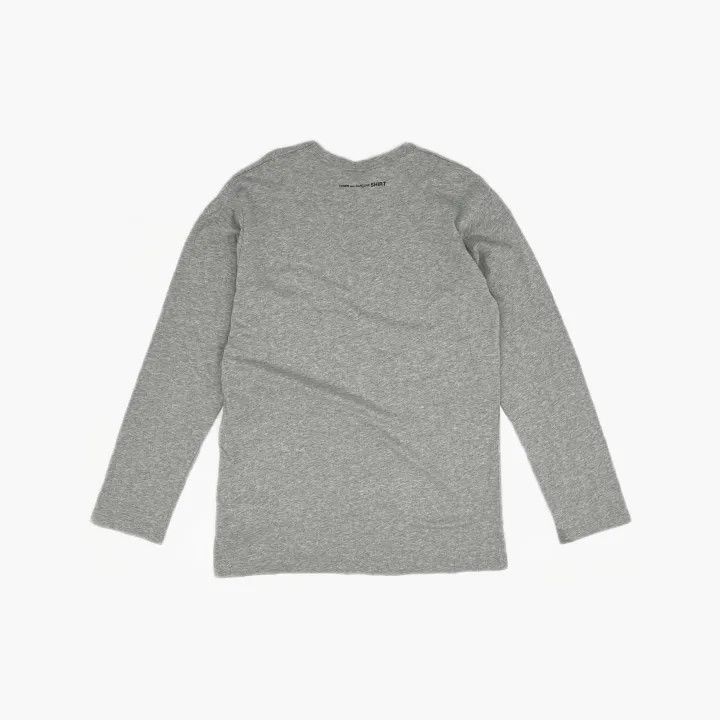 Comme des Garcons Comme des Garcons Grey Long Sleeve T-Shirt 0079 Size US XL / EU 56 / 4 - 3 Thumbnail