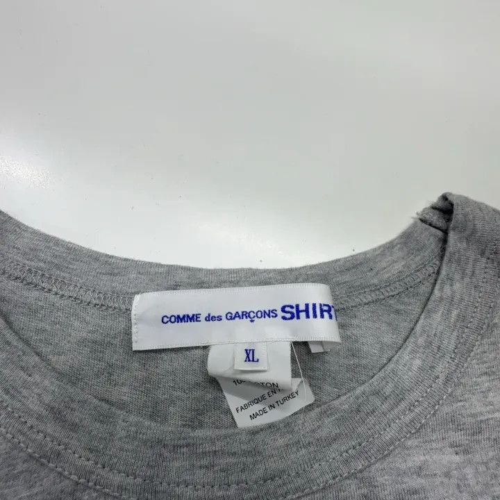 Comme des Garcons Comme des Garcons Grey Long Sleeve T-Shirt 0079 Size US XL / EU 56 / 4 - 4 Thumbnail