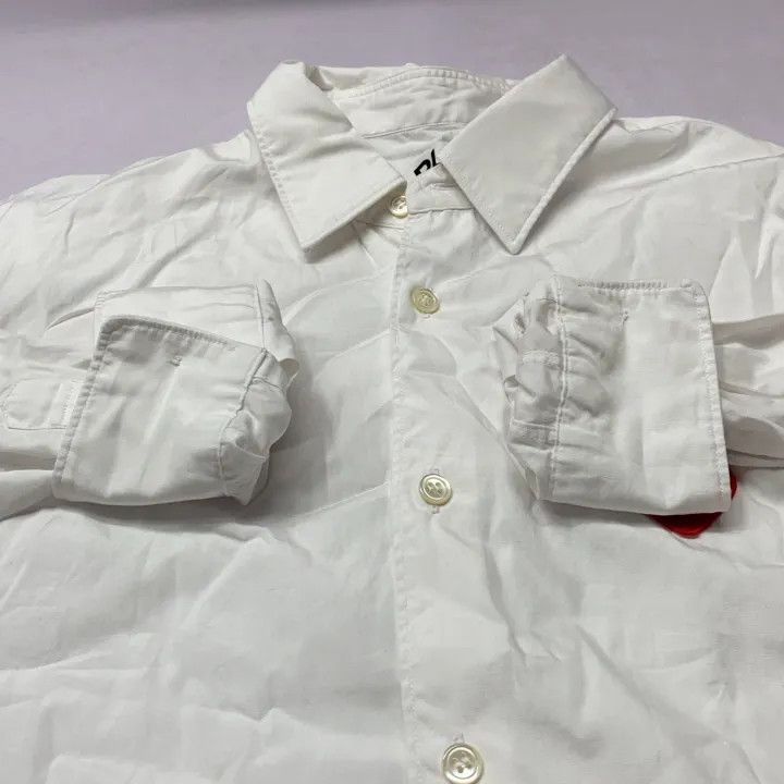 Comme des Garcons Comme des Garçons Play Red Heart Button Down Shirt 0079 Size US M / EU 48-50 / 2 - 9 Thumbnail