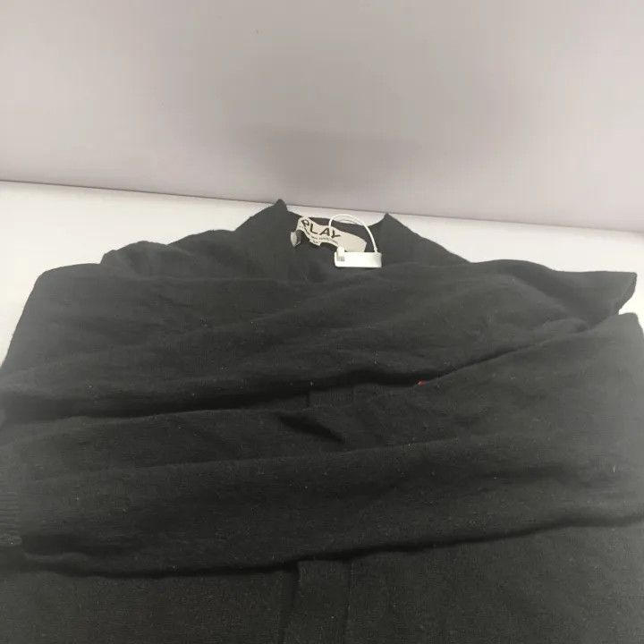 Comme des Garcons Comme des Garçons Play Black Wool Cardigan 0079 Size US M / EU 48-50 / 2 - 7 Thumbnail