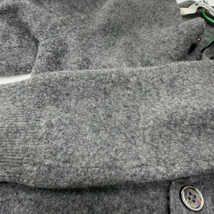 Comme des Garcons Comme des Garçons Play Gray Wool Cardigan 0079 Size US M / EU 48-50 / 2 - 6 Thumbnail