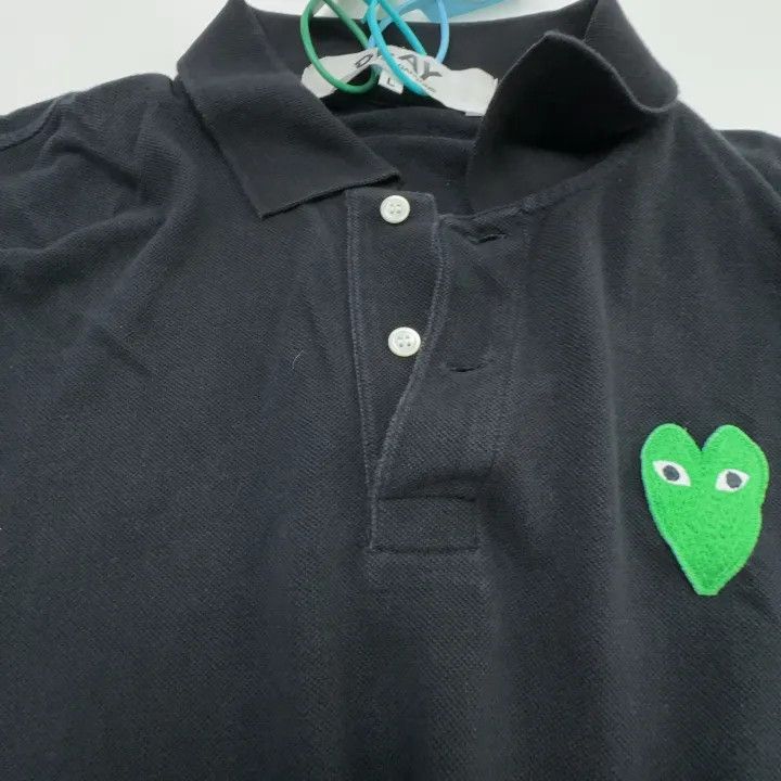 Comme des Garcons Comme des Garçons Play Short Sleeve Polo Shirt 0079 Size US L / EU 52-54 / 3 - 5 Thumbnail