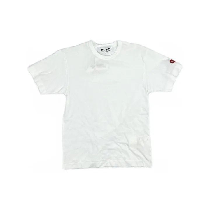 Comme des Garcons Comme des Garçons Play White Short Sleeve T-Shirt 0079 Size US S / EU 44-46 / 1 - 2 Thumbnail