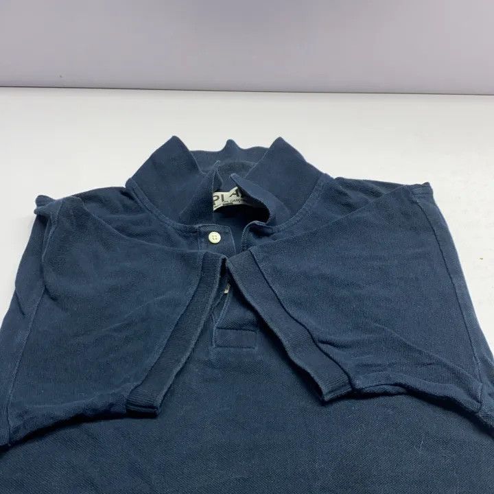 Comme des Garcons Comme des Garçons Play Navy Heart Polo Shirt 0079 Size US L / EU 52-54 / 3 - 10 Thumbnail