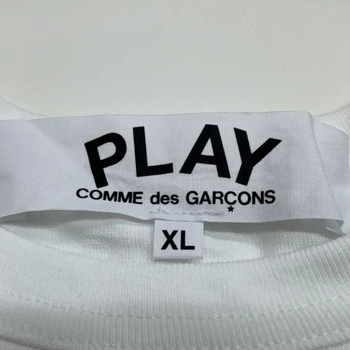 Comme des Garcons Comme des Garcons Play x Nike White T-Shirt 0079 Size US XL / EU 56 / 4 - 2 Thumbnail
