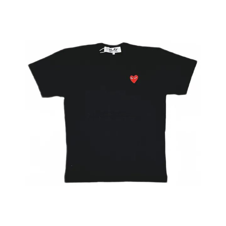 Comme des Garcons Comme des Garçons Play Black Short Sleeve T-Shirt 0079 Size US L / EU 52-54 / 3 - 2 Thumbnail