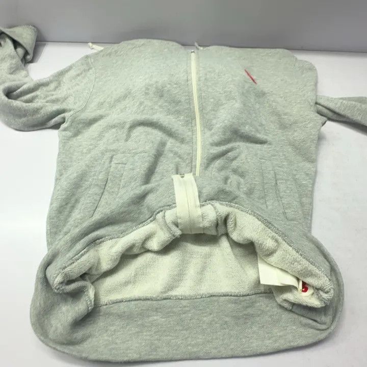 Comme des Garcons Comme des Garçons Gray Hooded Sweatshirt with Heart 0079 Size US L / EU 52-54 / 3 - 9 Thumbnail