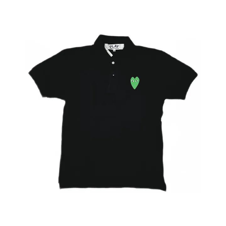 Comme des Garcons Comme des Garçons Play Black Heart Polo Shirt 0079 Size US M / EU 48-50 / 2 - 2 Thumbnail