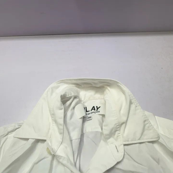 Comme des Garcons Comme des Garcons Play White Long Sleeve Shirt 0079 Size US XXS / EU 40 - 7 Thumbnail