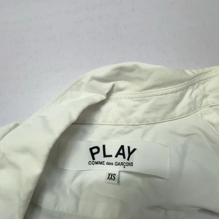 Comme des Garcons Comme des Garcons Play White Long Sleeve Shirt 0079 Size US XXS / EU 40 - 5 Thumbnail