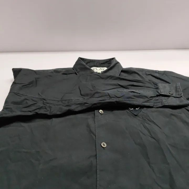 Comme des Garcons Comme des Garcons Play Black Long Sleeve Shirt 0079 Size US M / EU 48-50 / 2 - 8 Thumbnail