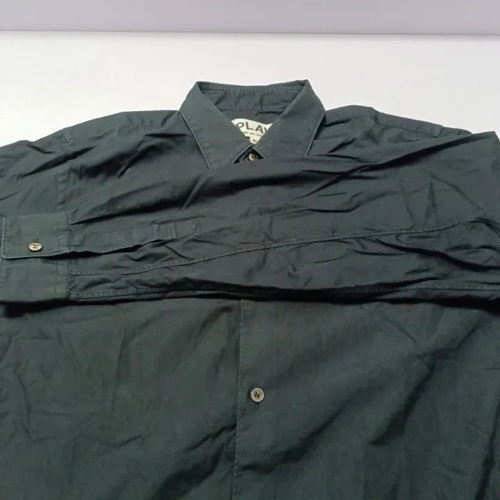 Comme des Garcons Comme des Garcons Play Black Long Sleeve Shirt 0079 Size US M / EU 48-50 / 2 - 14 Thumbnail