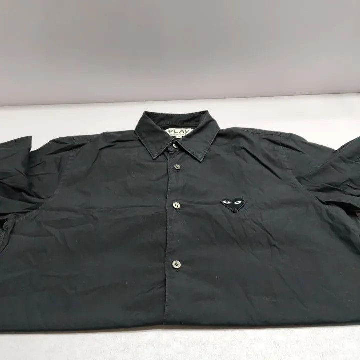 Comme des Garcons Comme des Garcons Play Black Long Sleeve Shirt 0079 Size US M / EU 48-50 / 2 - 9 Thumbnail