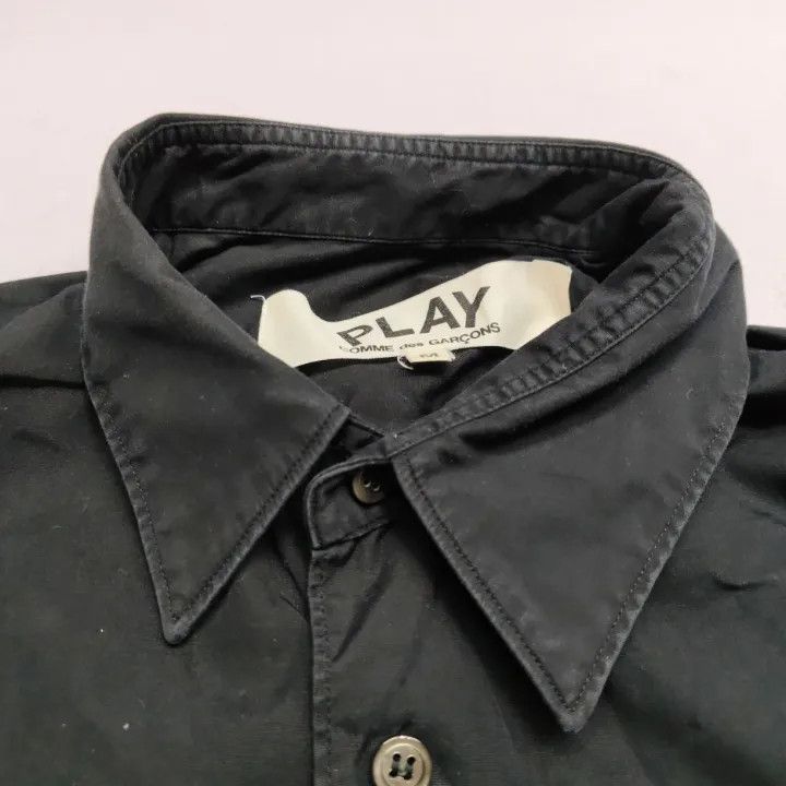 Comme des Garcons Comme des Garcons Play Black Long Sleeve Shirt 0079 Size US M / EU 48-50 / 2 - 6 Thumbnail