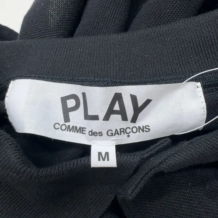 Comme des Garcons Comme des Garcons Play Black Heart Polo Shirt 0079 Size US M / EU 48-50 / 2 - 4 Thumbnail