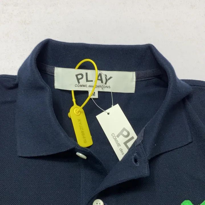 Comme des Garcons Comme des Garçons PLAY Short Sleeve Polo Shirt 0079 Size US M / EU 48-50 / 2 - 8 Thumbnail