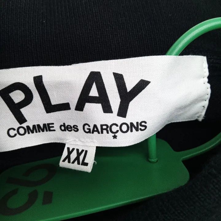 Comme des Garcons Comme des Garçons Play Black Heart Polo 0079 Size US XXL / EU 58 / 5 - 2 Thumbnail